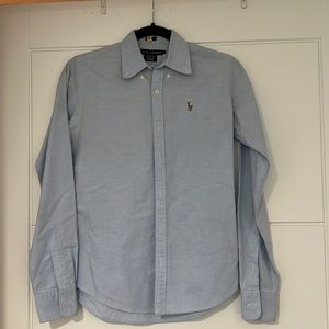 Light blue Ralph Lauren button down.